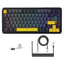 ATTACK SHARK M86 75% Wireless Mechanical Keyboard RGB Hot Swap Blueberry Switch picture