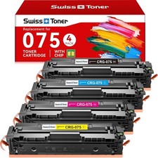 075 075H Toner Cartridge 4 Pack Replacement for Canon CRG-075 075HCompatible wit picture