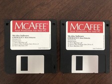 Mcafee 2 Disk Set 3.5