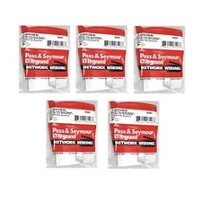 Pass & Seymour Legrand Qty 5 Network Wiring RJ45 Cat 5e ACTIVATE 2A245-C5E-BLK picture