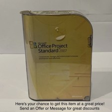 Microsoft Office Project Standard 2007 Windows English CD MPN 076-03711 picture