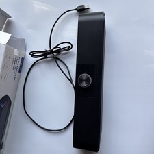 LENRUE Computer Speakers,Wired USB-Powered Sound-bar with 10W Stereo black picture