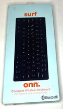 SURF ONN COMPACT WIRELESS Bluetooth KEYBOARD for Tablets Black TAAKYB100042338 picture
