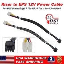 2PCS Server GPU Power Cable For Dell R720 R730 to Tesla P40 P100 EPS 12V Adapter picture