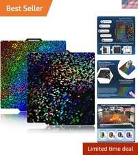 Versatile 257mm Holographic Build Plate for Bambu Lab 3D Printers, Durable Steel picture