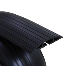 4ft Floor Cable Cover Heavy Duty PVC Cord Cover Wire Cover to Prevent Trip Ha... picture
