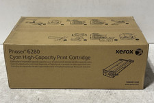 Genuine Xerox 106R01392 High Yield Cyan Toner Cartridge for Phaser 6280 picture