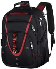 18.4 Inch Laptops Backpack, 55-60L Extra Large Travel Laptop Backpack with US... picture