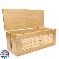 Txcucc Solid wood Cable Management Box，- Cable Organizer Box and Power Strip  picture