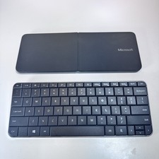 Microsoft Wedge Mobile Keyboard W/ Cover Bluetooth KT1120 Tested Works Win/Mac picture