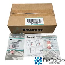 New Fit CJ5E88TGRD Panduit CAT5E Network Jack Module Gigabit Red (Box of 50) US picture