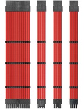 PSU Cable Extension kit Sleeved Custom Power Supply 18 AWG 24-PIN 4+4 6+2 picture