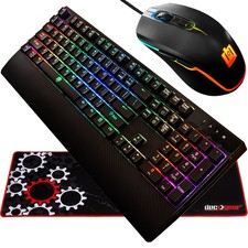 Mechanical Gaming Keyboard with RGB Mouse & Extended Mouse Pad (Deco Gear) picture