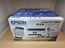 NEW Sealed Epson EcoTank ET-2850 All-in-One Supertank Inkjet Printer White picture