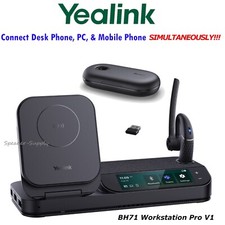 Yealink BH71 Workstation Pro V1 Bluetooth Wireless Headset System 1208654 picture