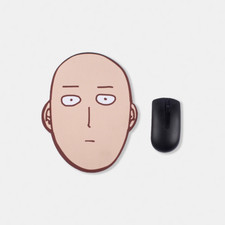 One Punch Man Saitama funny Mouse Pad - Fun Anime Mouse Mat, Non-Slip cartoon picture