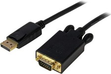 🔥🔥StarTech 6ft (1.8m) DisplayPort to VGA Cable 1080p Video - (DP2VGAMM6B)🔥🔥 picture