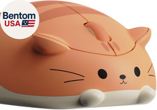 Cat Theme Wireless Gaming Mouse, Tri-Mode Mouse BT3.0/BT5.0/2.4G, Cute Optical C picture
