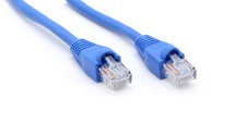 7 Foot Blue - Ethernet Network Cable - Cat5e Patch Cord - 7 Ft - LAN - 1 Pack picture