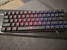 DIERYA DK63 Wireless Mechanical Gaming Keyboard Black - GREAT CONDITION- USED  picture