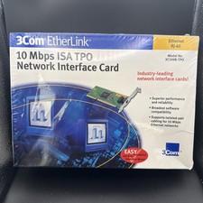 3Com EtherLink 16-Bit ISA 10BASE-T Network Adapter 3C509B TPO BRAND NEW SEALED picture