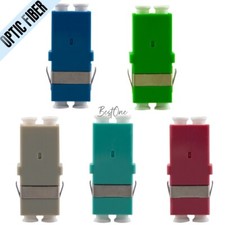 6Pcs LC to LC SM/MM Duplex Optic Fiber Connector Fiber Optical Adapter Coupler  picture