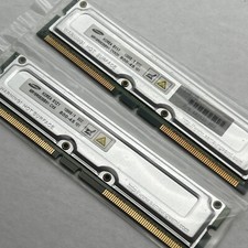 256MB 2x128mb 800-45 184 pin RDram Memory Rambus ECC Samsung MR 128MB picture