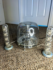 Harman Kardon SoundSticks II 2.1 Channel Wired Speaker System Clear/Silver picture