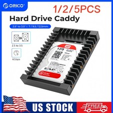 ORICO 1-5PACK SSD SATA Mounting Bracket 2.5 to 3.5 Hard Drive Adapter Caddy Tray picture