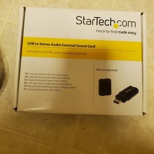 StarTech USB to Stereo Audio External Sound Card ICUSBAUDIOB picture