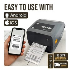 Zebra ZD420 Mobile Label 4x6 inch Printer 300 dpi Easy to Use with iOS Android picture
