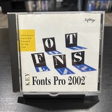 Softkey Key Fonts Pro 2002 CD for Macintosh picture