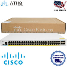 Cisco Refresh CBS250-48P-4X 48-Port Gigabit PoE+ Smart Ethernet Switch 4x10G SFP picture