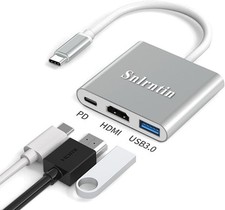 USB C to HDMI Multiport Adapter USB C Digital AV Adapter for iPhone 15 Multiport picture