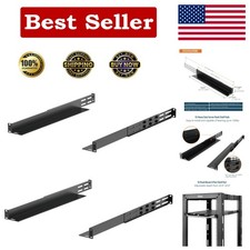 Effortless Installation Rack Mount Rails - 2 Pack with Complete Accessories picture