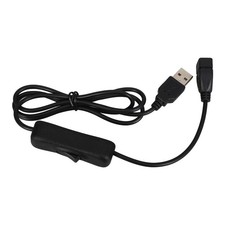 5pcs USB Fan Extension Cable with Power Button, USB Male to Female Inline picture