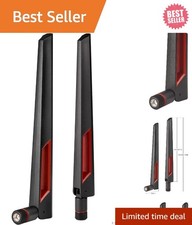 Upgrade Your Connectivity: 2-Pack Dual-Band WiFi Antenna with RP-SMA Connector picture
