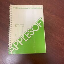 1978 Applesoft II Basic Programming Reference Manual for APPLE II & Ref. Guide picture