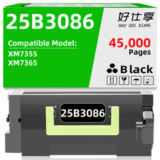 25B3086 Toner Cartridge Compatible for Lexmark  XM7355 XM7365  (45000Pages) picture