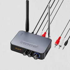 98ft Long Range 5.1 Bluetooth Audio Transmitter Receiver NFC Cordless Adapter picture