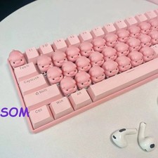 Pink Piglet Keyboard Peripherals Keyboard Cute Creativity 3D Keyboard Xmas Gifts picture