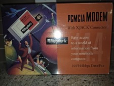 Megahertz PCMCIA Modem Xjack 14.4/14.4 Kbps Fast Data Fax XJ1144 Dell Apple Etc picture