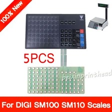 5X Keyboard Overlay & Inner Circuitry For DIGI SM100 SM-110 SM100PCS PLUS Scales picture