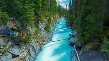 Landscape gorge wilderness river national park british Custom Gaming Mat Desk picture