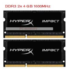 8GB (2x 4GB) Hyperx 2RX8 DDR3 1600MHz PC3-12800S SO-DIMM Laptop RAM Memory 4G picture