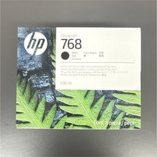 HP DesignJet 768 Black Ink Cartridge 500ml 4S5B6A Genuine Original picture