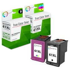2PK TCT Premium 61XL BLK CL HY Compatible for HP Deskjet 1050 2050 Ink Cartridge picture