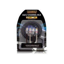 Sundown Audio 2 Channel SAZ RCA Interconnect Cables 1.5ft - 25ft picture