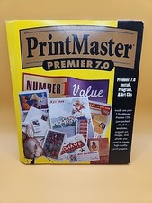7 CD Set Plus Book - Mindscape PrintMaster Premier 7.0 Windows PC 95/98/NT 4.0 picture