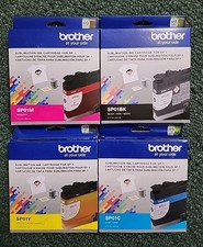 Brother SP01 Black Magenta Cyan Yellow 4 Pack Sublimation Ink Cartridges New picture